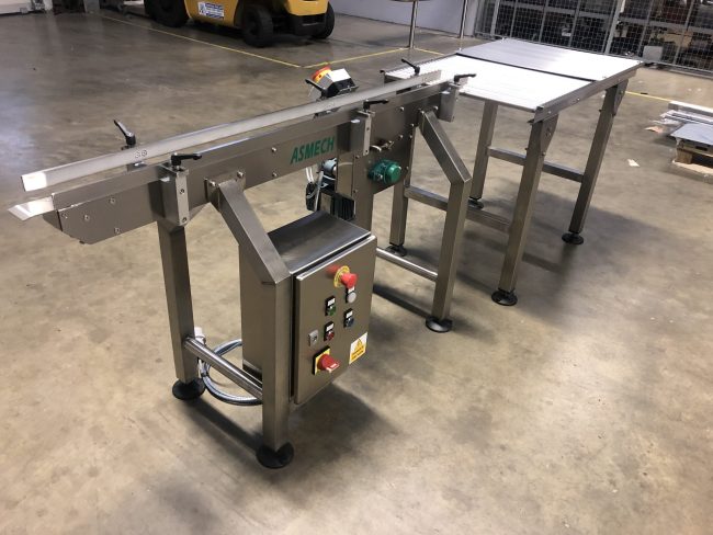 J7640 – Outfeed System 002 Timing Belt Conveyors