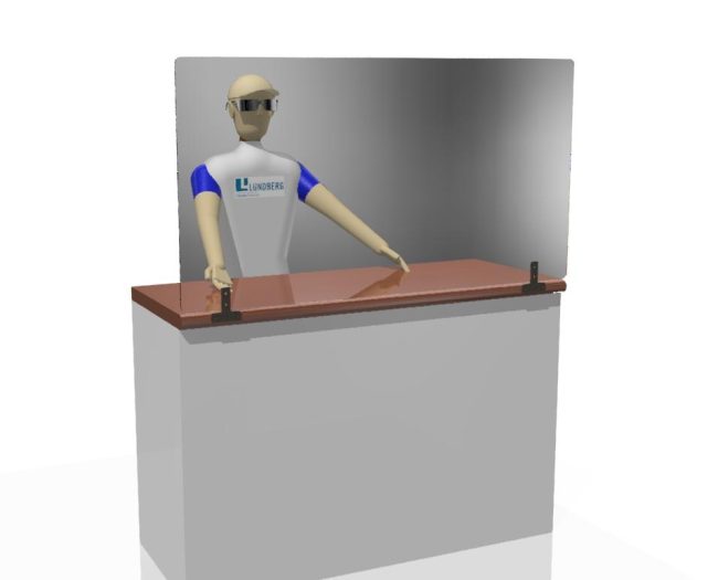 stand alone desk desk screen protector
